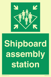 Shipboard assembly station